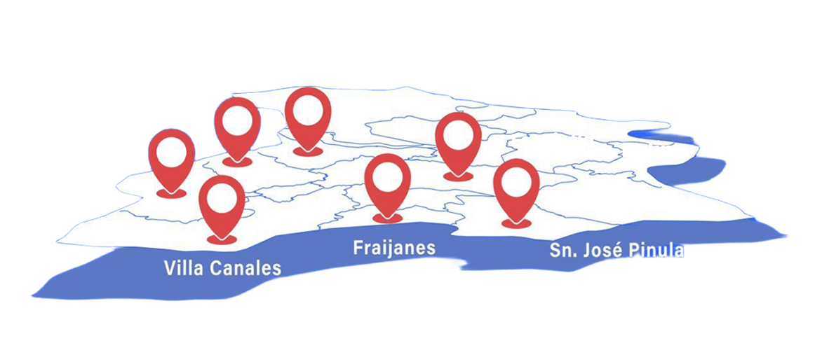 Mapa de cobertura de Guatemala
